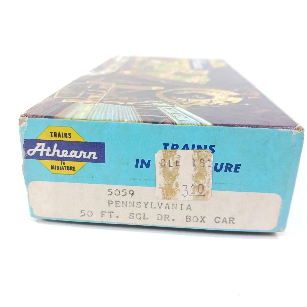 Athearn HO Scale Pennsylvania PRR 50ft Single Door Box Car 118489 Brown 5059